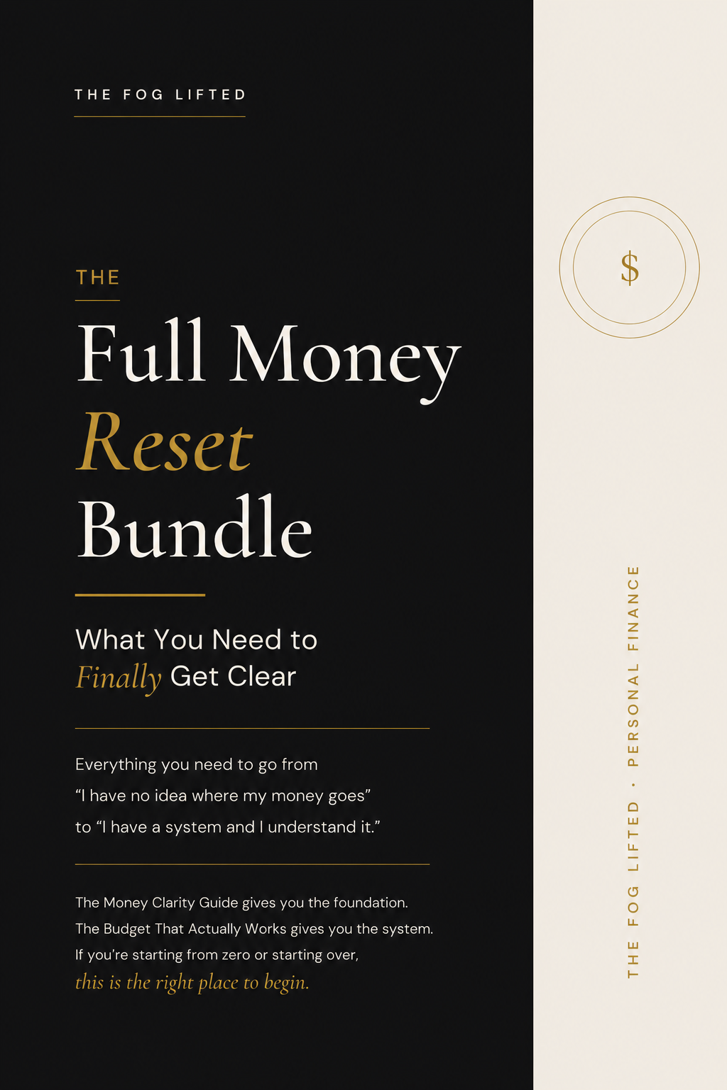 The Full Money Reset Bundle cover